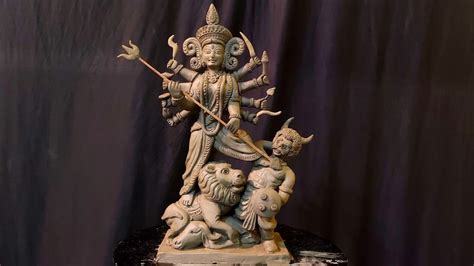 Durga Murti Making With Clay Easy Process Durga Murti Kaise Banate