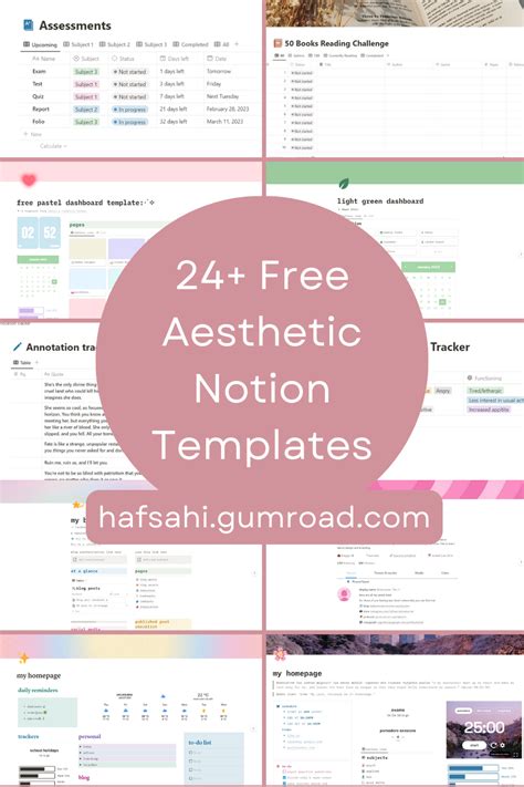 Subscribe To Hafsah Notion Templates On Gumroad Study Planner