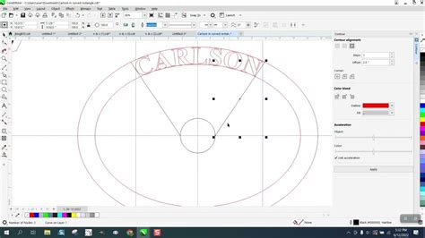 Corel Draw Tips Tricks Text Inside A Curved Rectangle And More YouTube