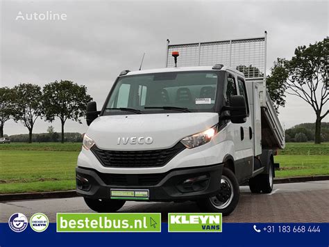 IVECO DAILY 35C14 Dub Cab Kipper Kist Kipper Vrachtwagen