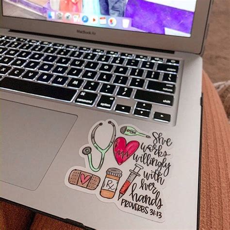 Nurse Sticker Nursing Laptop Sticker Sticker Collector Etsy Nurse