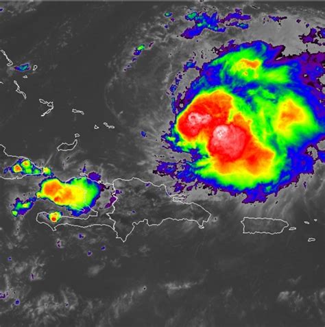 Tormenta tropical Franklin EN VIVO pronóstico de inundaciones según la