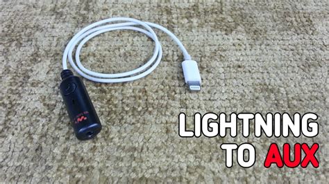 Diy Lightning To Aux Cable Youtube