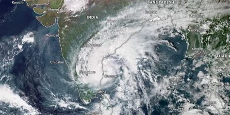 Record rainfall in Chennai as Michaung intensifies into severe cyclonic ...