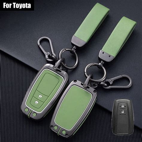 Zinc Alloy Silicone Car Key Fob Case Cover For Toyota Corolla Prius