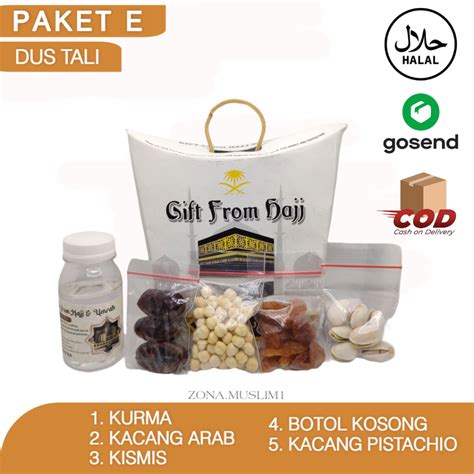 Packages Of Souvenirs For Hajj And Umrah Without Water Shopee Malaysia