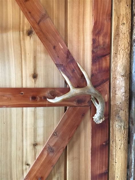 Deer Antler Door Pull Barn House Interior Door Handle Diy Rustic