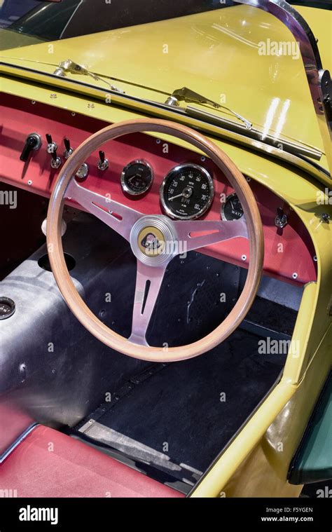 1961 Lotus Seven interior and dashboard Stock Photo - Alamy