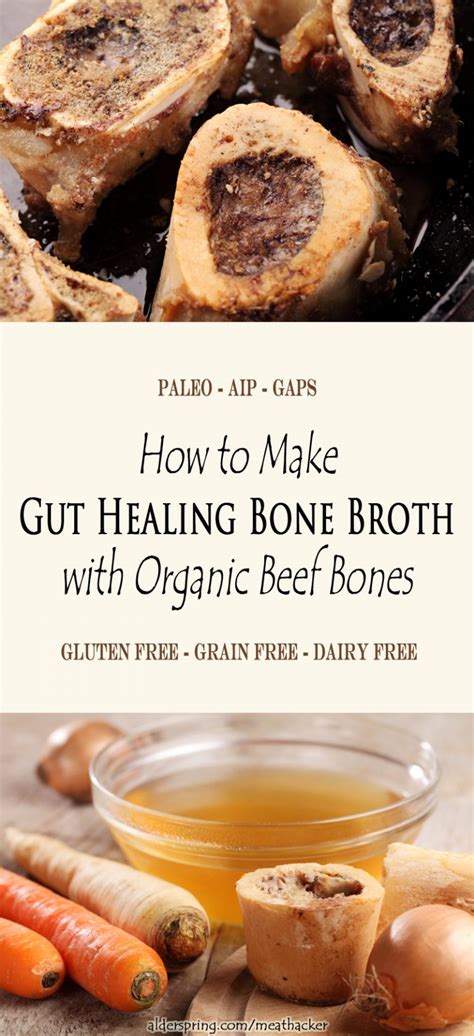 How To Make Gut Healing Bone Broth With Organic Beef Bones