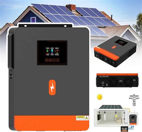 Weedsy 42kw 62kw Hybrid Solar Inverter On Grid Pure Sine Wave Inverter 24v 48v 230v Dual