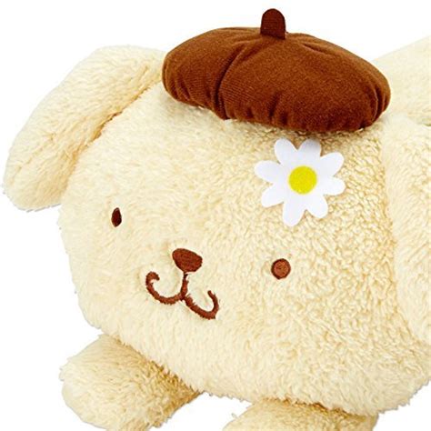 Sanrio Japan Pom Pom Purin Plush Tissue Box Cover (Flower)