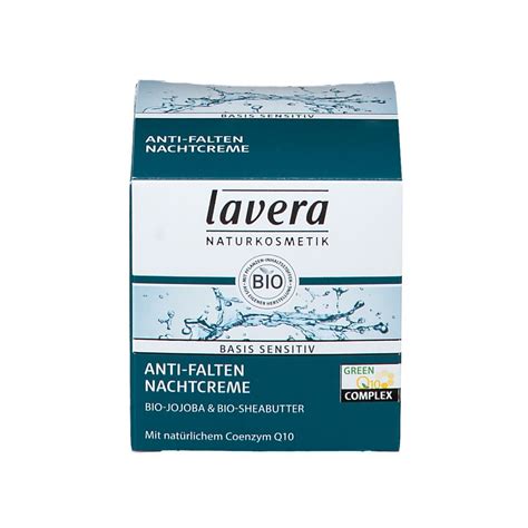 Lavera Basis Sensitiv Anti Falten Nachtcreme Q10 50 Ml Shop Apotheke