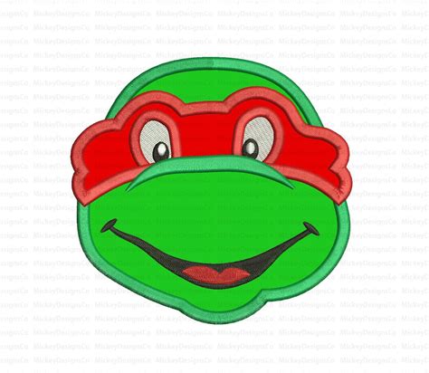 Ninja Turtles Applique Design Instant Download Etsy