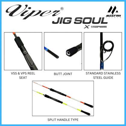Viper Jig Soul Rods Rods - Length/Action 1.93 m / 20-100 gr