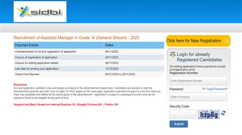 Sidbi Assistant Manager Notification Pdf Out For Grade A Posts