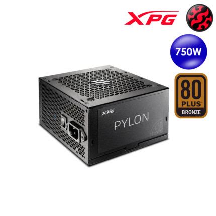 FUENTE XPG PYLON 750W 80PLUS BRONCE PYLON750B BKCEU