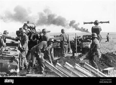 Deutsch Cm Flak An Der Ostfront Stockfotografie Alamy