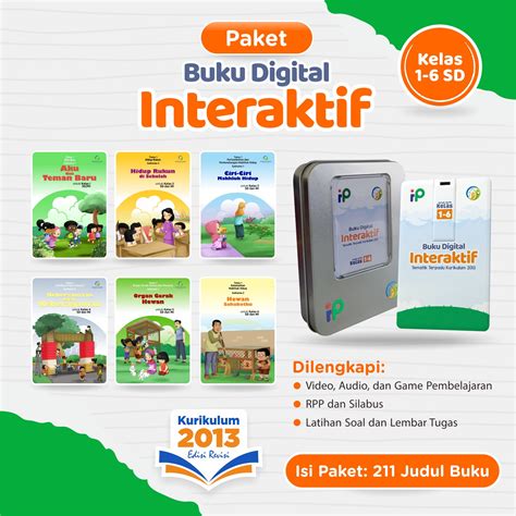 Paket Buku Digital Interaktif Jenjang Sd Mi Siplah Intanonline