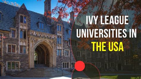 Ivy League Universities In Usa Study In Usa Youtube