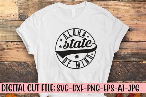 Aloha State Of Mind SVG Cut File Graphic By CreativeSvg Creative Fabrica