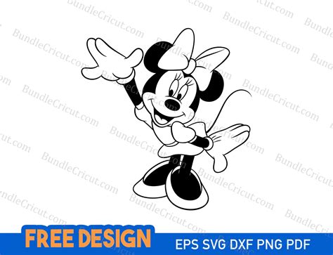 Minnie Mouse Svg Minnie Mouse Svg Free Svg Minnie Mouse Bundle Cricut