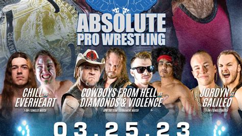 Absolute Pro Wrestling Results (3/25): Absolute Pro Title Bout ...