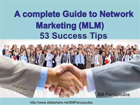 A Complete Guide To Network Marketing Mlm 53 Success Tips Ppt