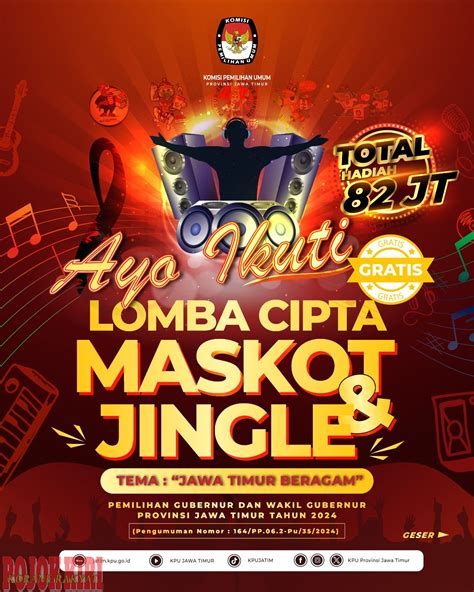 Kpu Jatim Gelar Lomba Cipta Maskot Dan Jingle Pilkada Jatim