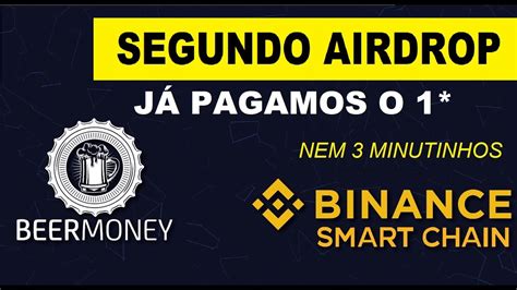 Segundo Airdrop Beer Money JÁ Pagou E Vai Pagar Denovo Swap Binance