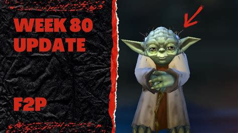 Week 80 Update Of The F2P Darth Stix SWGOH Account YouTube