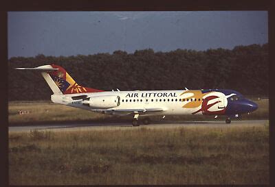 Orig 35mm Airline Slide Air Littoral F70 F GLIS 2052 EBay