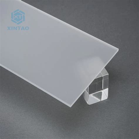 Opal Frosted Acrylic Sheet PMMA Custom Panel Plastic Plate For LED