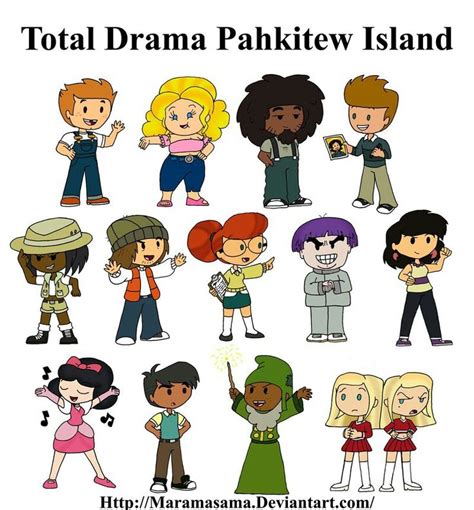 Total drama pahkitew island cast | Total drama island, Drama funny, Drama