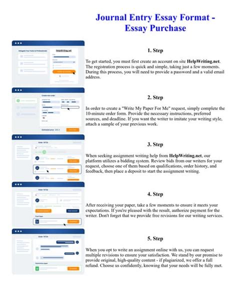 Journal Entry Essay Format - Essay Purchase | PDF