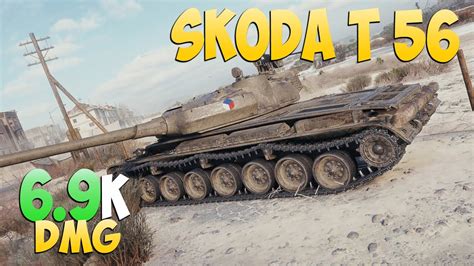 Skoda T Frags K Damage Unshabited World Of Tanks Youtube