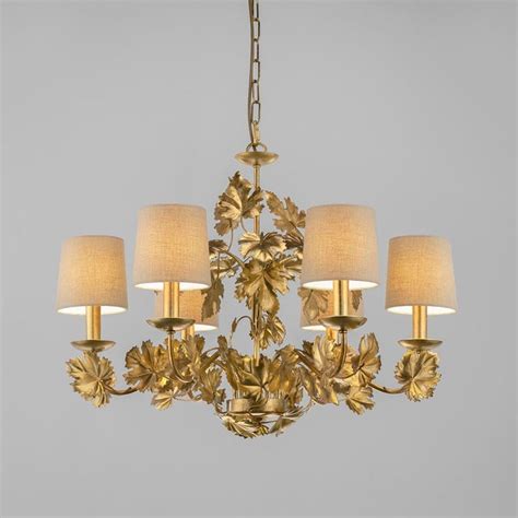 Florentine Antique Gold Leaf Vine Ceiling Light Chairish