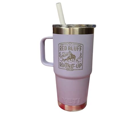 Cosmic Lilac Yeti Rambler 25oz Straw Mug Red Bluff Round Up Mercantile