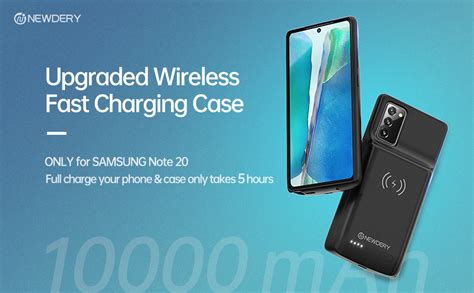 Newdery Galaxy Note 20 Battery Case 10000mah 18w Fast