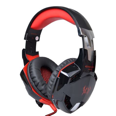 Игровые наушники Kotion Each G2000 Pro Gaming Headset Black Red с