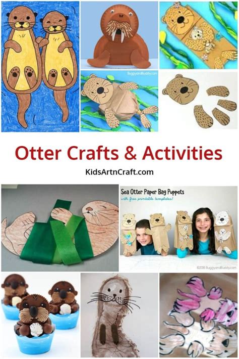 Otter Crafts & Activities for Kids - Kids Art & Craft