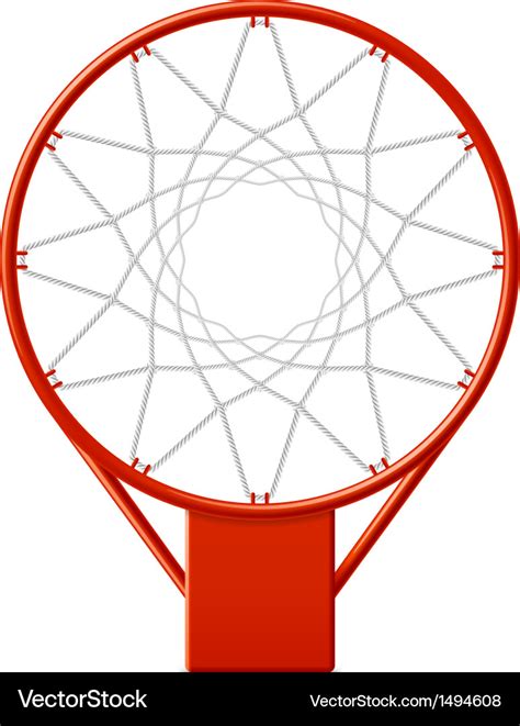 Basketball Hoop Royalty Free Vector Image VectorStock