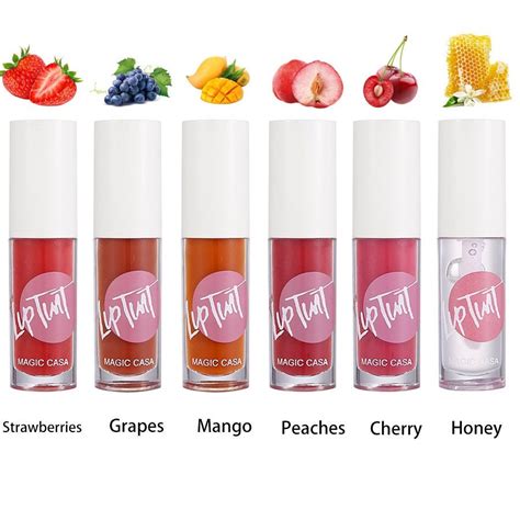 Magic Casa Lip Oil Sweet Fruit Flavor Lip Gloss Moisturizing Moisturize