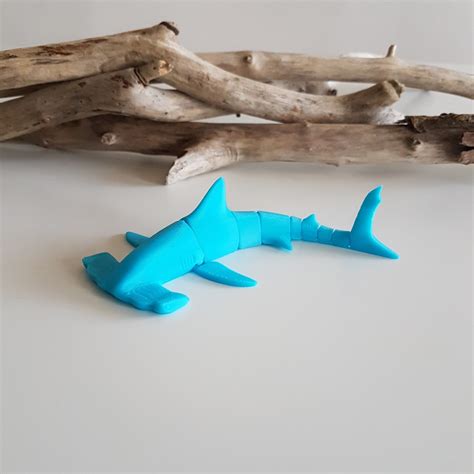 Hammerhead Shark 3D STL Print In Place No Support Flexi Etsy