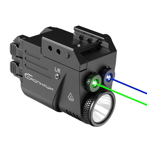 Amazon CRONHAWK 500 Lumen Blue Green Laser Light For Pistol