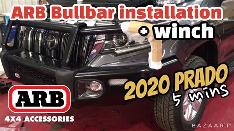 How To Install Arb Bull Bar On Prado Hilux Bull Bar With Winch Quick