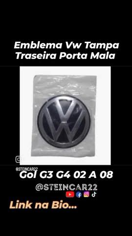 Emblema Vw Tampa Traseira Porta Mala Gol G G A Youtube