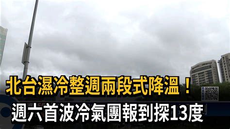 濕冷整週「兩段式降溫」 週六首波冷氣團探13度－民視新聞 Youtube