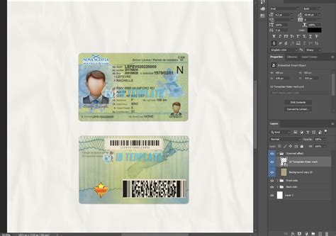 Canada Nova Scotia Driving License Psd Template Driving License Psd