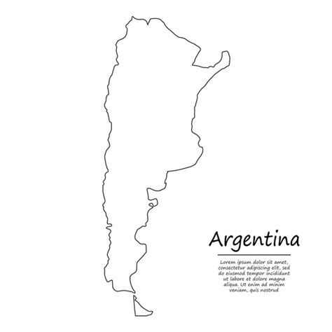 2153 Argentina Map Line Stock Vectors And Vector Art Shutterstock