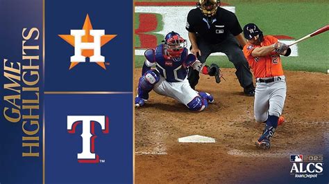 Astros Vs Rangers Alcs Game 3 Highlights 101823 Mlb Highlights